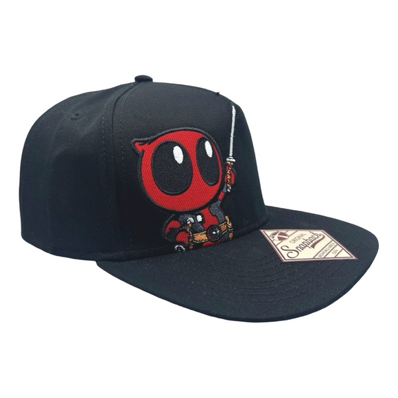 BioWorld Merch Embroidered Marvel Comics Deadpool Original SnapBack Hat - OS - Picture 2 of 9